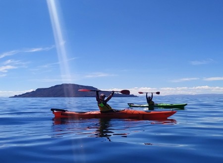 Llachon to Taquile Kayak + Uros paddle