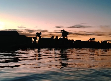 Uros sunset seen from a boat.jpg