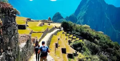 Walking on the Inca trail