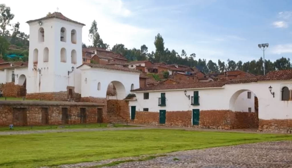 The colonial church at Chinchero