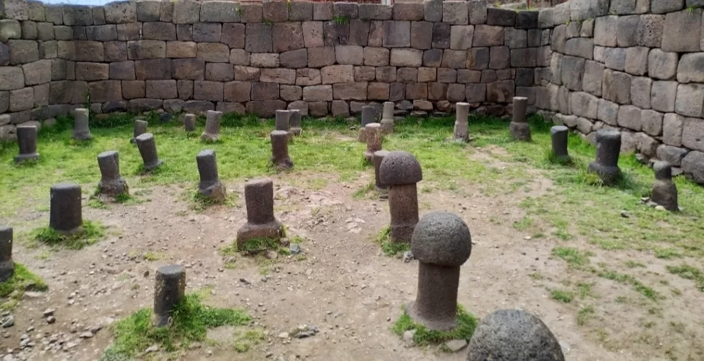 The temple of fertility of the Incas in Chucuito Puno