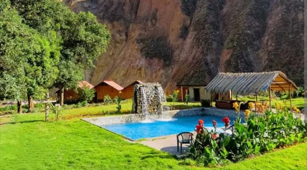 The oasis in the Colca Canyon trek located in Sangalle Arequipa