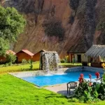 The oasis in the Colca Canyon trek located in Sangalle Arequipa