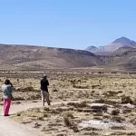 The high Andes plain on the way from Puno to Colca Canyon