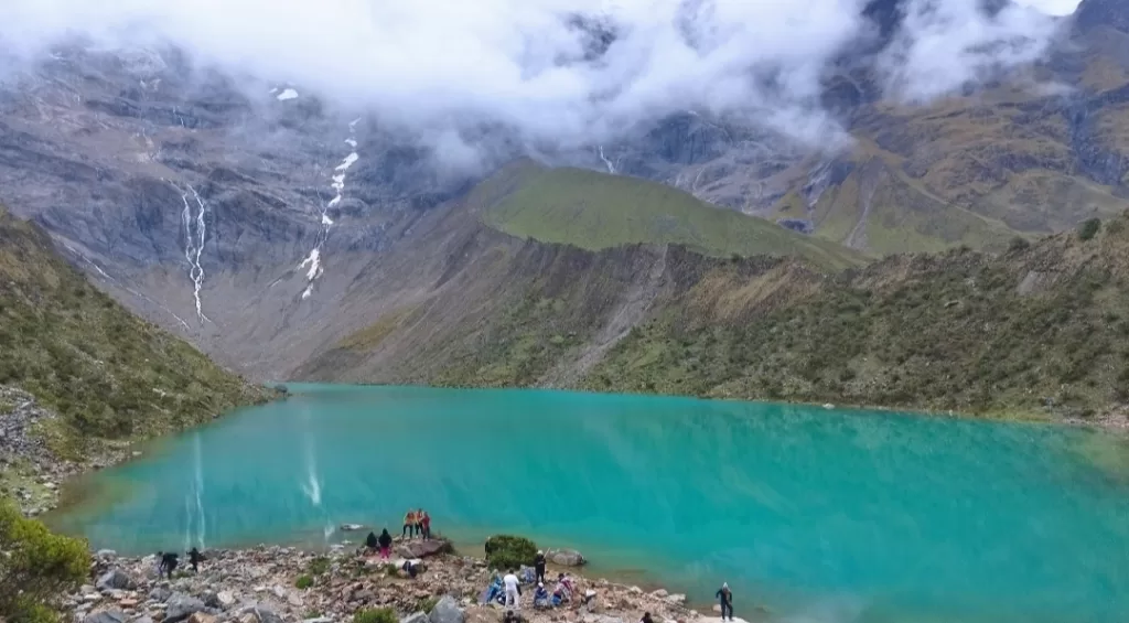 A magnificent view of Humantay lake