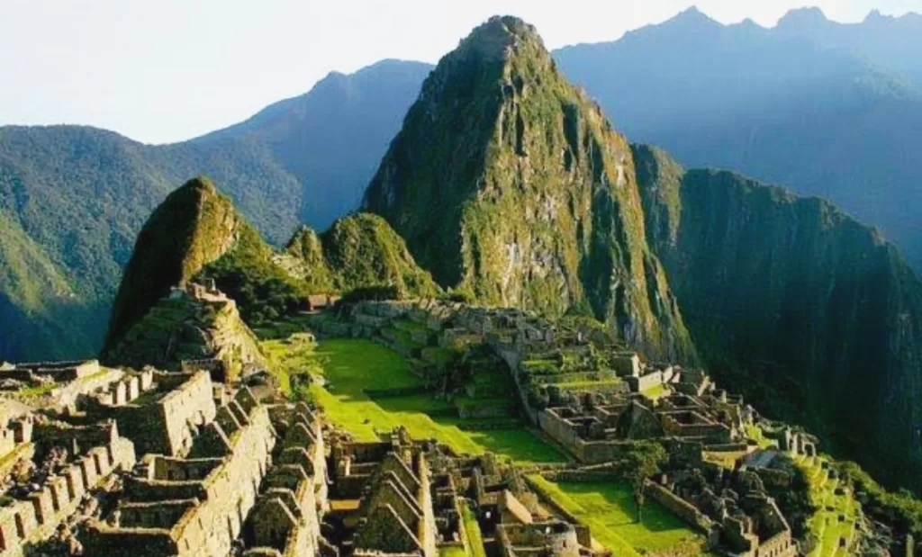 The Inca face at Machu Picchu site