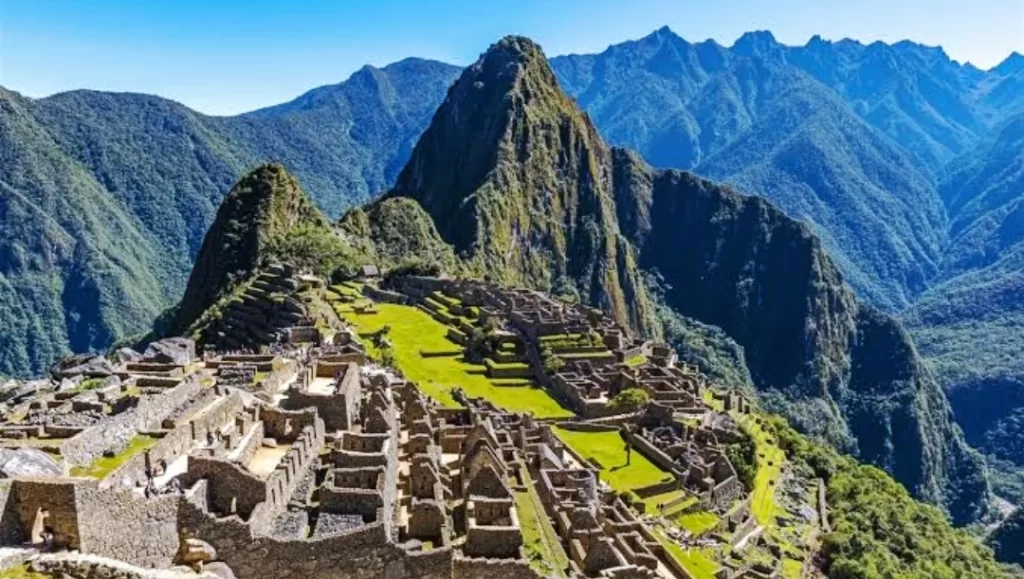 Classical view of Machu Picchu