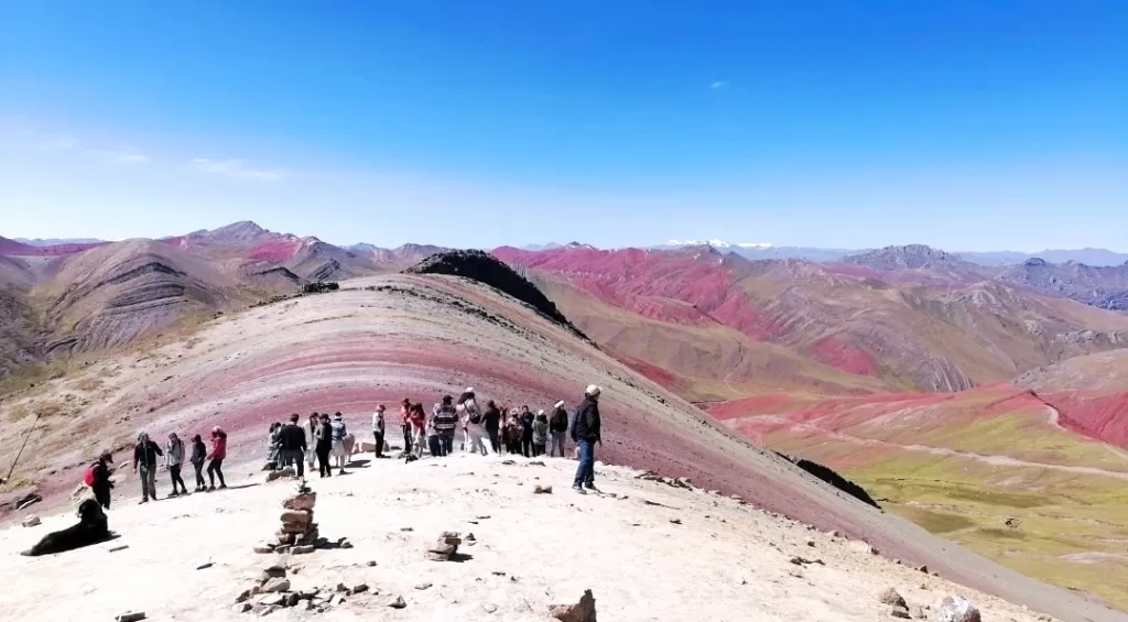 View of Palccoyo mountain