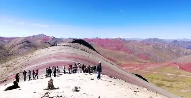 View of Palccoyo mountain