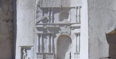 Beautiful castle Sillar carvings in Arequipa