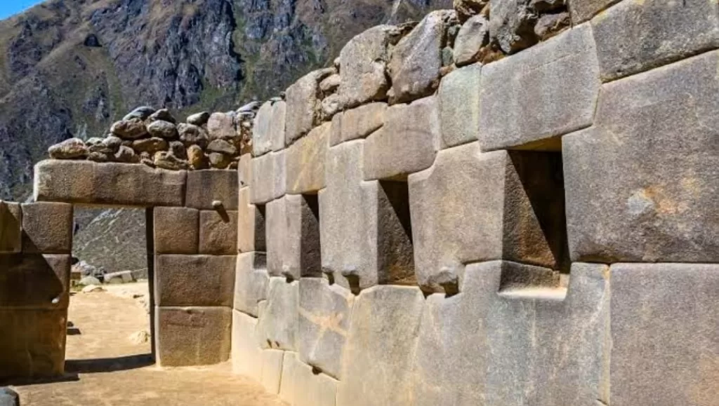 The stone windows at Ollantaytambo