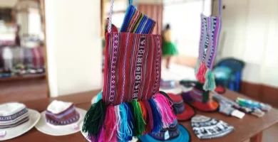 Typical textile from Taquile Island