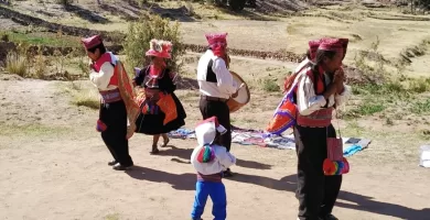 Taquile Islanders dancing