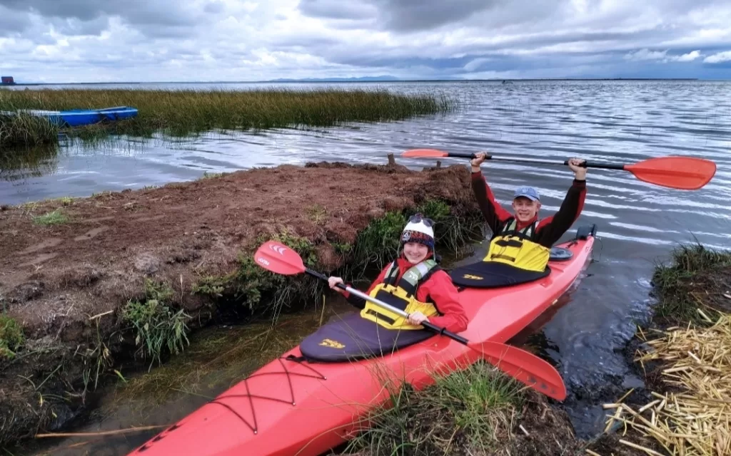 Chimu shoreline the secluded kayak launch place