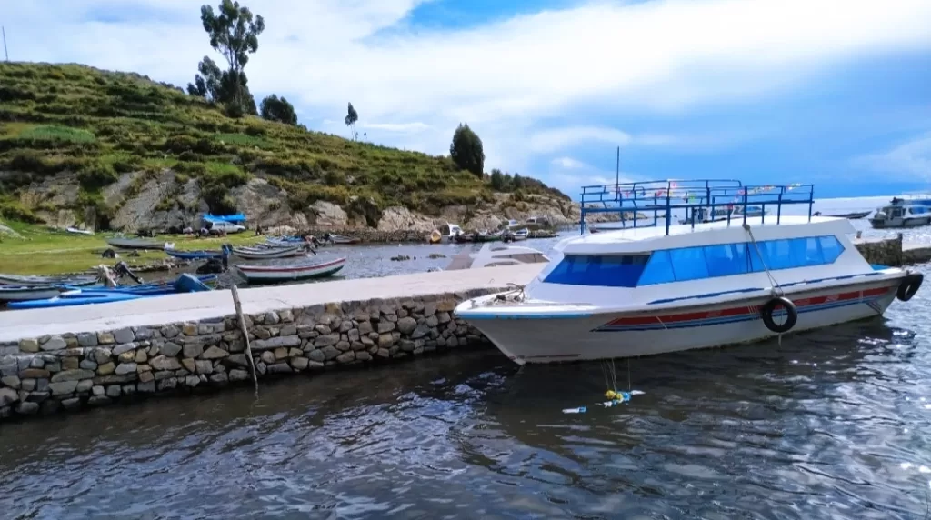 Motor boat from Copacabana to Isla del Sol