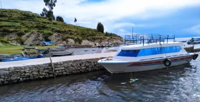 Motor boat from Copacabana to Isla del Sol