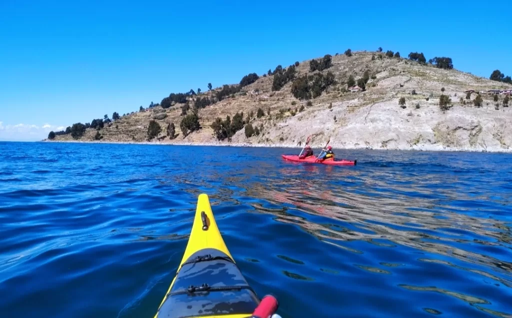 Kayaking from Amantani to Taquile Island