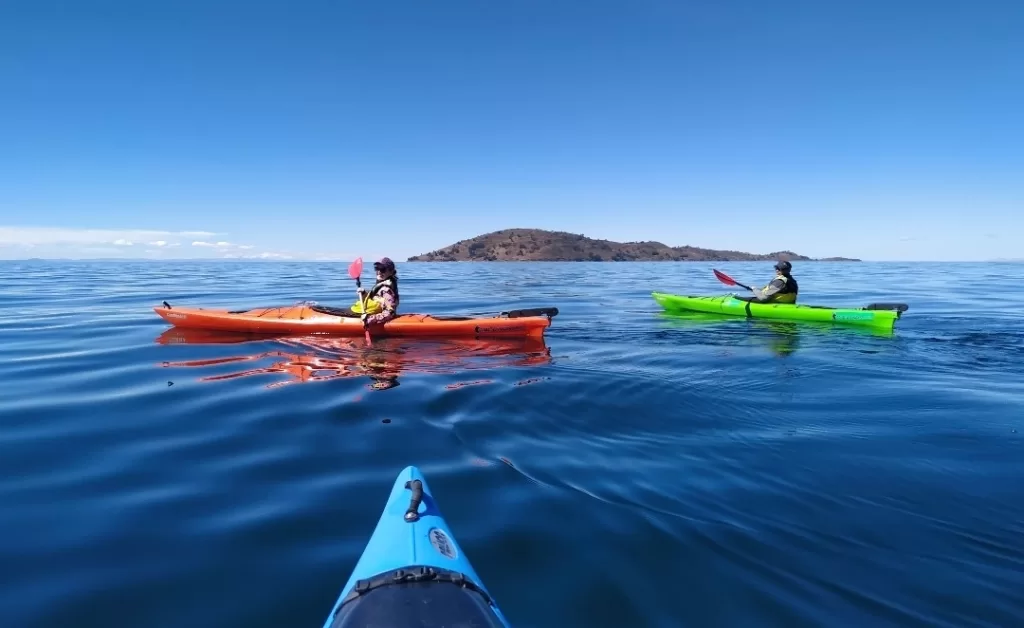 Kayaking from Llachon to Taquile Island