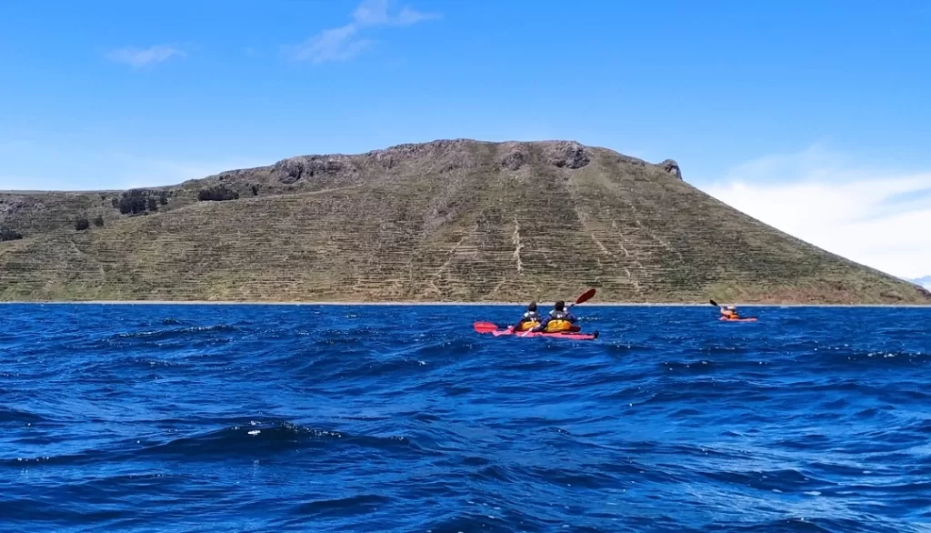 Kayaking from Taquile to Amantani Island