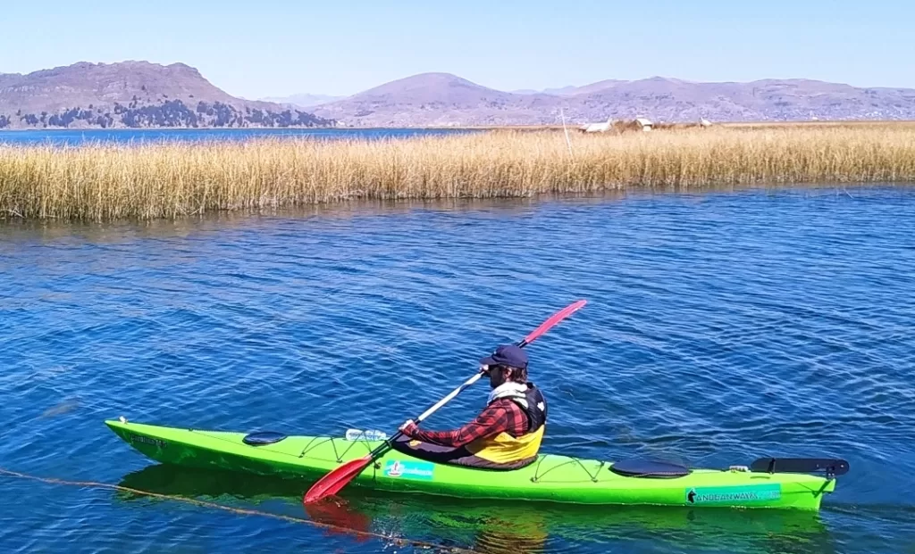 The perfect escenario for kayaking