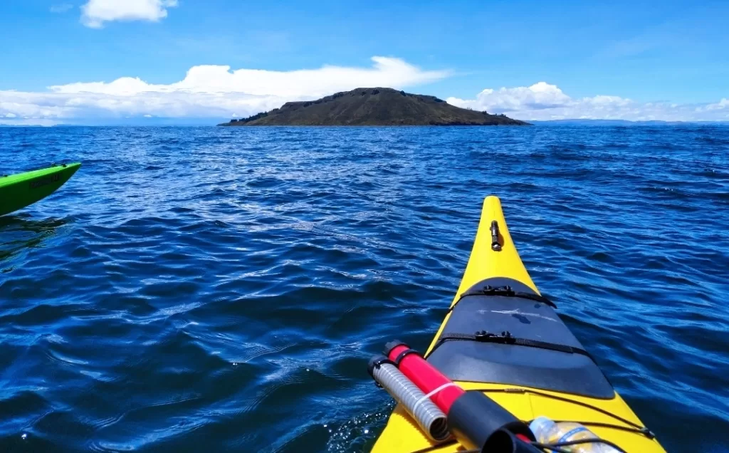 Kayaking to Amantani