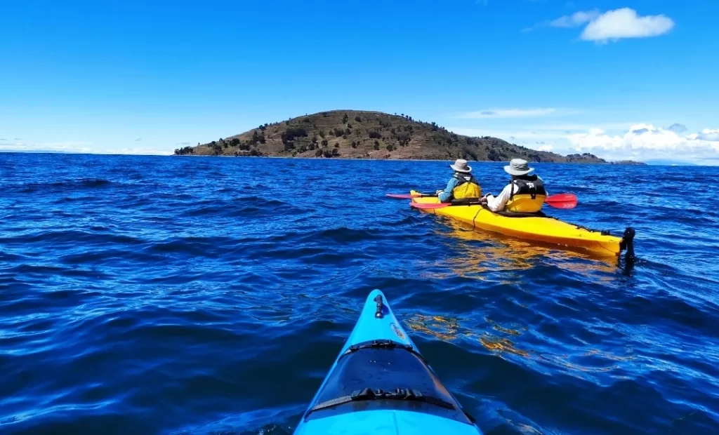 Navigating towards Amantani Island