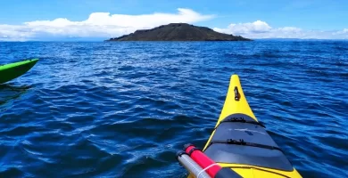 Kayaking to Amantani