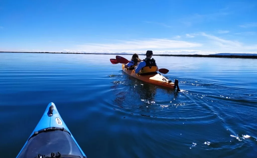 Kayaking from a remote and genuine side