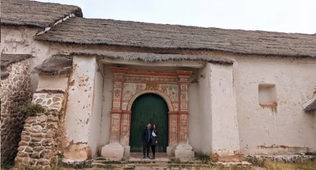 Colonial church in Sajama