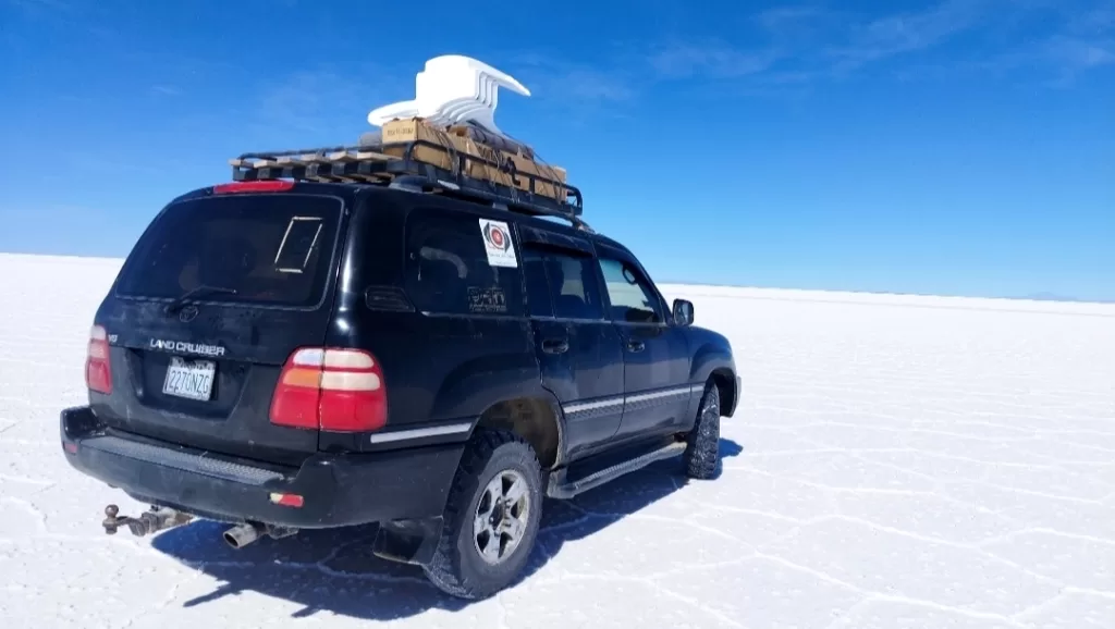 Private 4X4WD transport for the salt flats