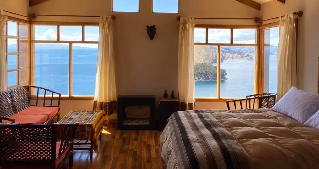 Sun Island Homestay Tour: Inti Illimani Lodge on Lake Titicaca Bolivia