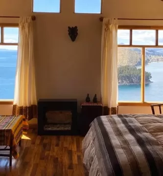 Sun Island Homestay Tour: Inti Illimani Lodge on Lake Titicaca Bolivia