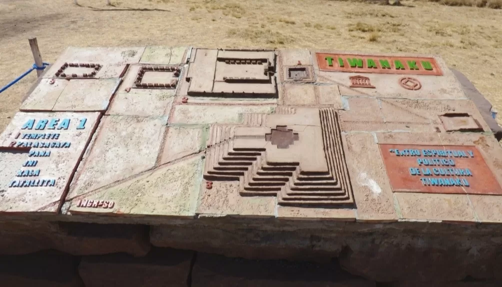 The archaeological site of Tiwanaku