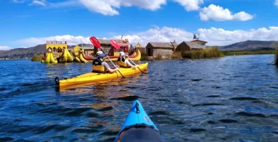 Arriving at the set of reed Islands