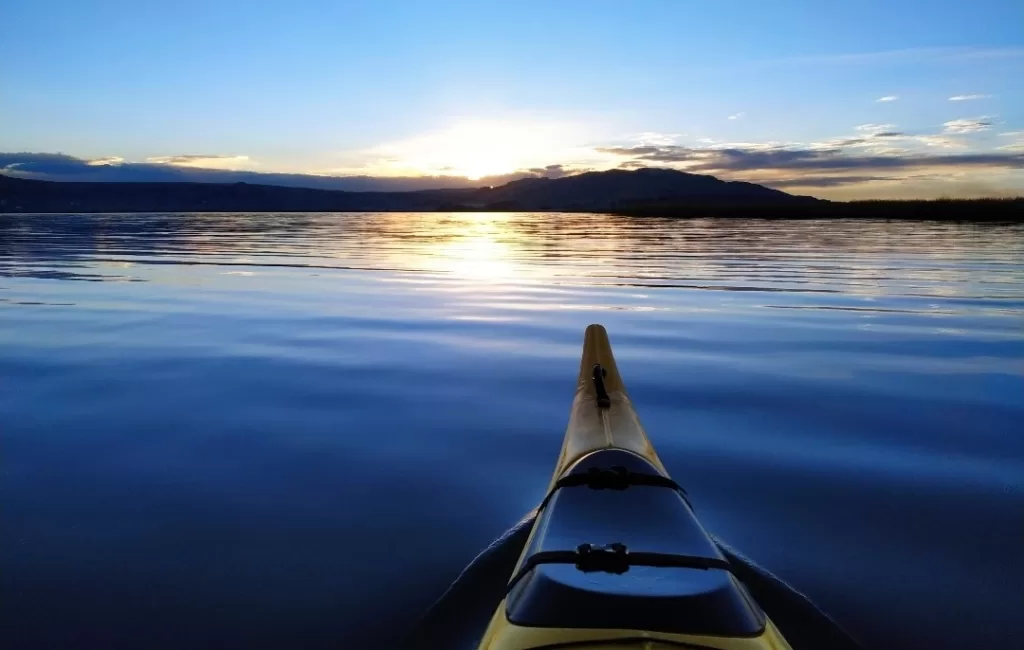 Immerse in the beauty of Uros Islands at sunrise